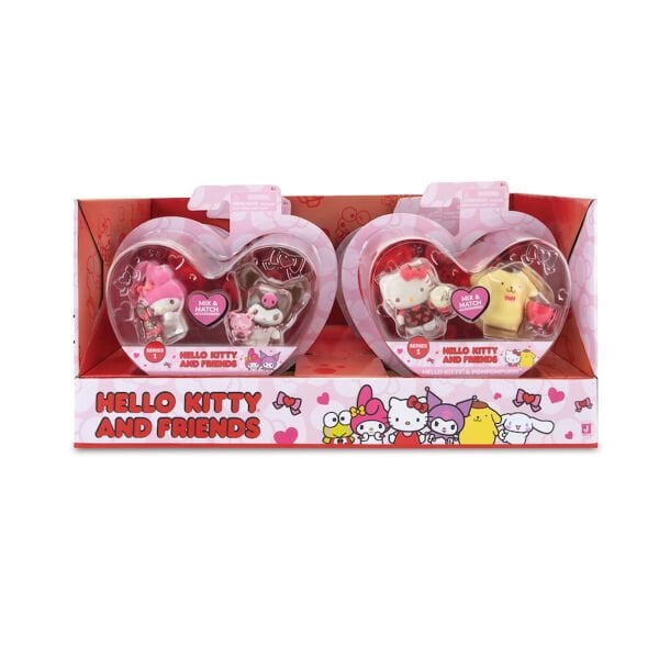 HKTO2000 Hello Kitty Kalpten Kalbe 2li Figür Seti