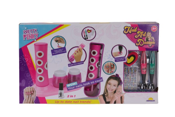 3847 Pretty Pinky 2in1 Tırnak Tasarım Seti -Sunman