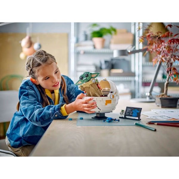 75403 Lego Star Wars - Uçan Bebek Arabalı Grogu 1048 Parça +10 Yaş