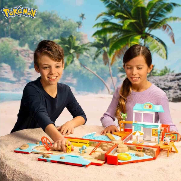 POK PKW3424 Pokemon Beach Battle Taşıma Çantası Oyun Seti