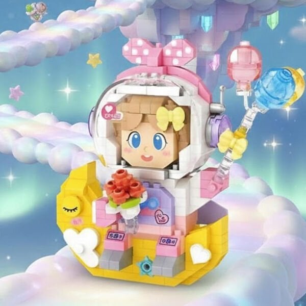 LZ-8828 LOZ KIZ ASTRONOT 410 PARÇA BLOCK OYUNCAK