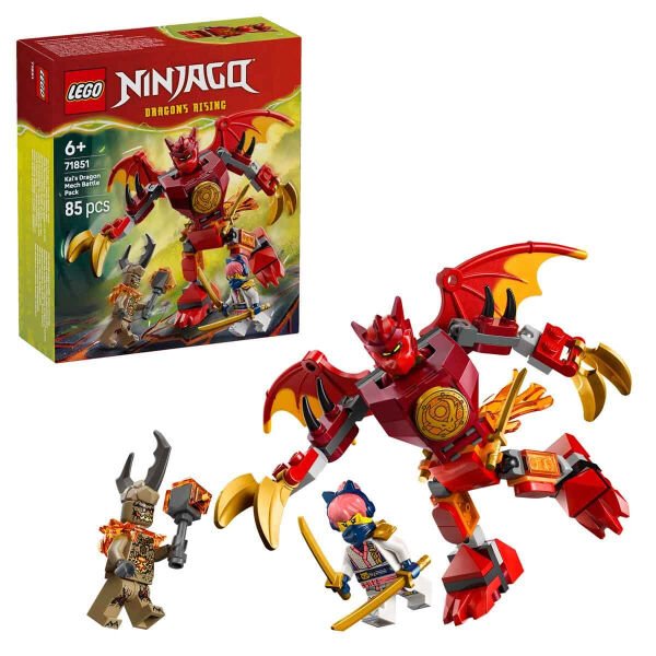 71851 Lego Ninjago Kainin Ejderha Robotu Savaş Paketi 85 parça +6 yaş