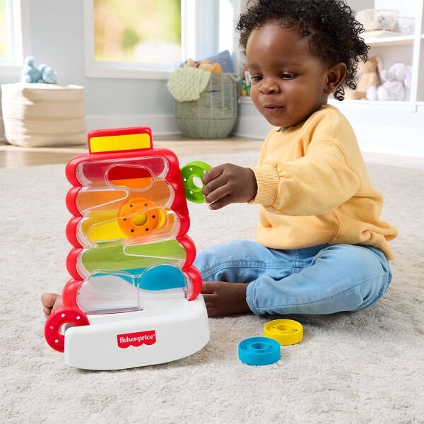 JLB81 Fisher-Price Renkli Halka Kulesi
