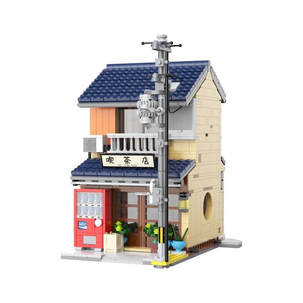 C66010W CADA ÇAY DÜKKANI 1200 PARÇA BLOCK OYUNCAK