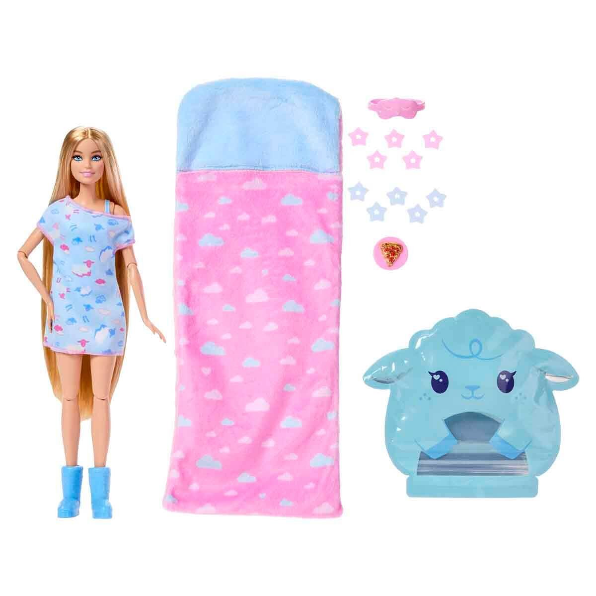 JMR88 Barbie Sleepover Reveal - Mavi Pijamalı
