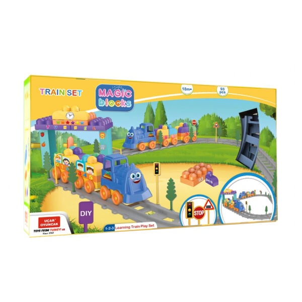 74 Magic Blocks 93 Parça Tren Seti