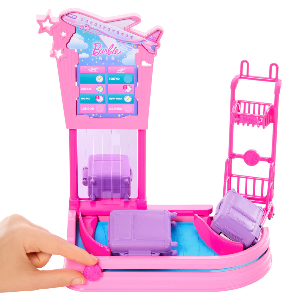 JMJ49 Barbie Malibu ve Bagaj Teslim Oyun Seti