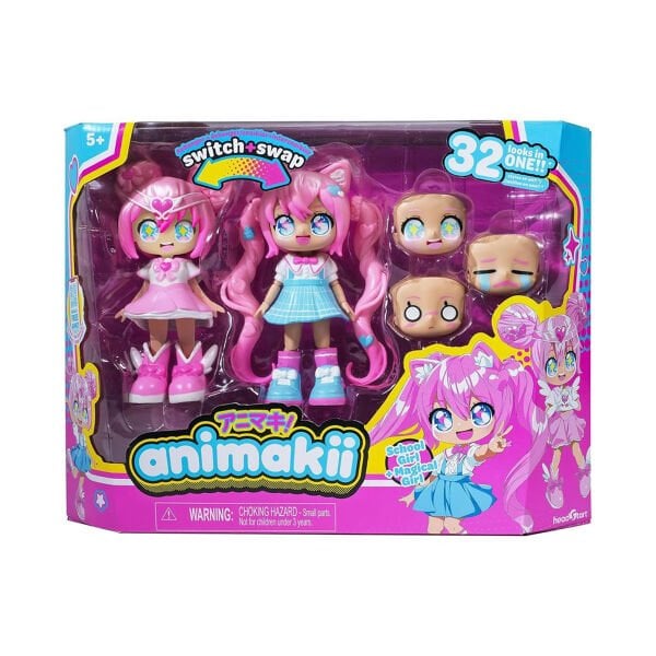 ANİ 26347 Animakii Bebek ve Aksesuar Seti Asorti