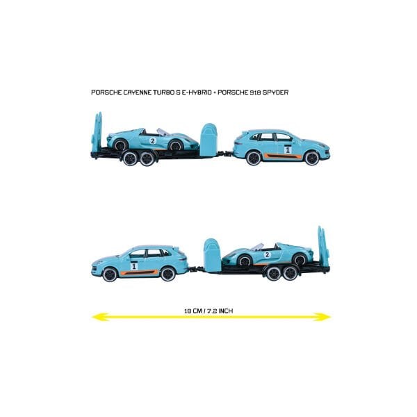 8502103001 PORSCHE DELUXE TRAİLER 3 ASST