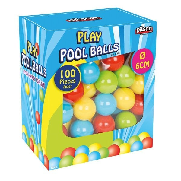 06 400 OYUN HAVUZ TOPLARI KUTULU 6 CM 100 LÜ