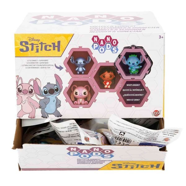 2854 SUN-WST-FİGÜR DISNEY STITCH NANO PODS SÜRPRİZ PAKET STCH 24D