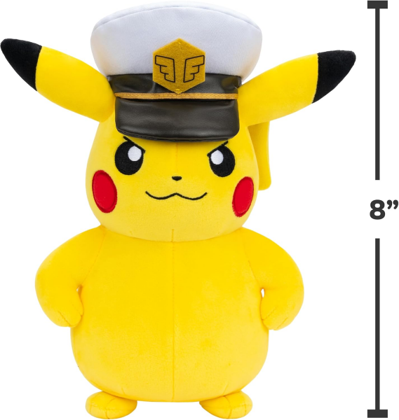 POK PKW4689 Pokemon Kaptan Pikachu Pelüş 20 cm