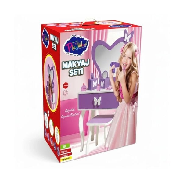 ONY-413 KUTUDA AHŞAP MAKYAJ SETİ