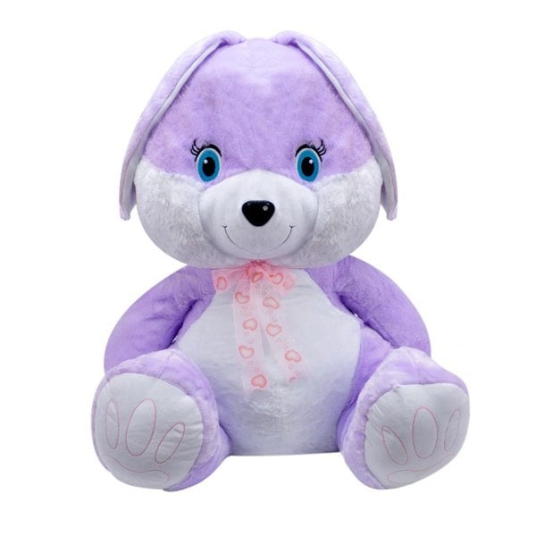 1271L  Tavşan Lila 50 cm-Selay Oyuncak