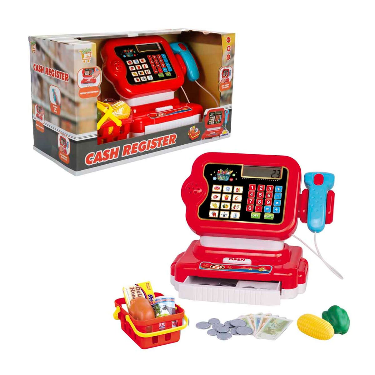 5932 SUN-RST-SPD-MARKET KASA SET DİJİTAL EKRANLI SESLİ IŞIKLI