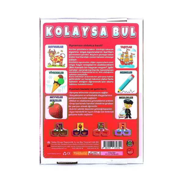 1631550 KOLAYSA BUL TAHMİN ETME OYUNU