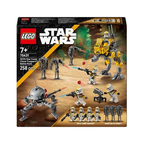 75431 LEGO® Star Wars™ 327. Star Corps Klon Trooper Savaş Paketi 258 parça +7 yaş