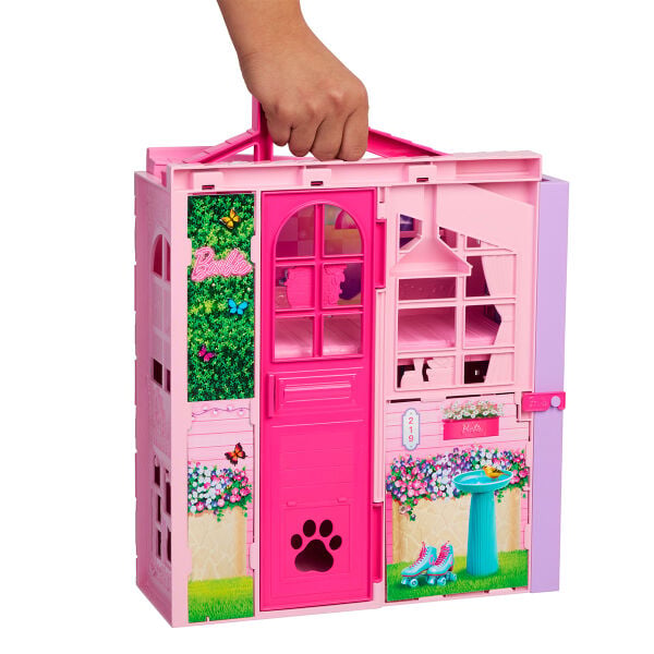 JMD28 Barbie Hafta Sonu Tatil Evi ve Bebek