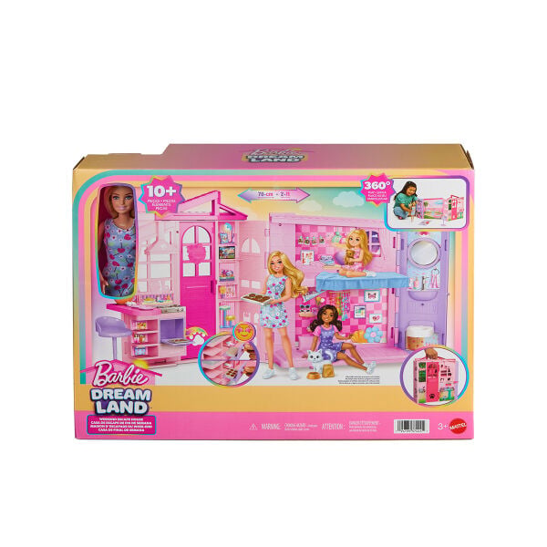 JMD28 Barbie Hafta Sonu Tatil Evi ve Bebek