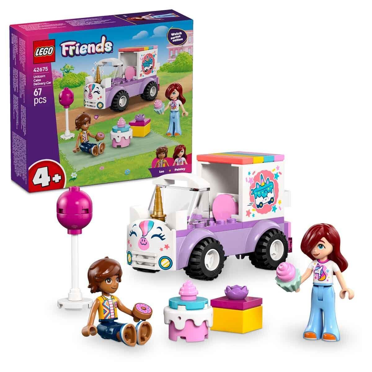 42675 Lego Friends Unicorn Pasta Dağıtım Aracı 67 parça +4 yaş