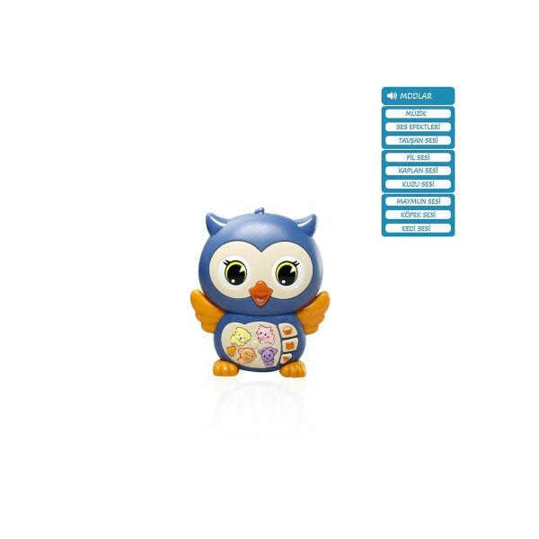 JLG-855-101A KUT IŞIKLI VE MÜZİKLİ BAYKUŞ BEBEK