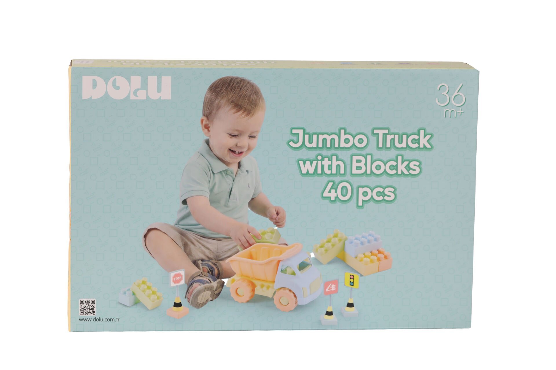 5219 OYUNCAK JUMBO KAMYON VE BLOKLAR 40 PARÇA