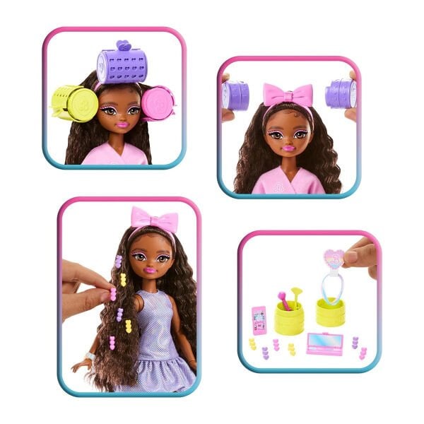 JGG39 Barbie Dream Besties Brooklyn ile Akşam Eğlencesine Hazırlanma