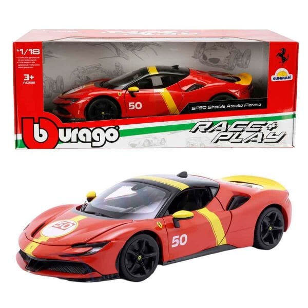 16021 SUN-BUR 1 18 FERRARI SF90 STRADLE ASSETTO FIORANA FERR