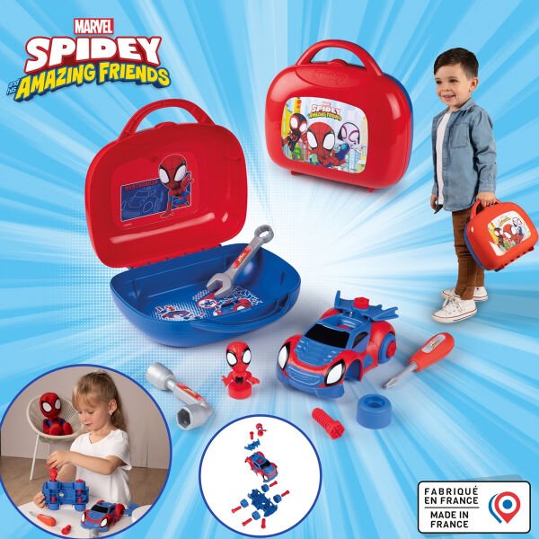 7600360905 Smoby Spidey Alet Kutusu Oyun Seti +3 ay