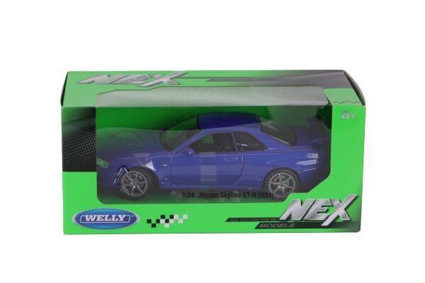 24108 WELLY 1 24 NISSAN SKYLINE GT-R R34