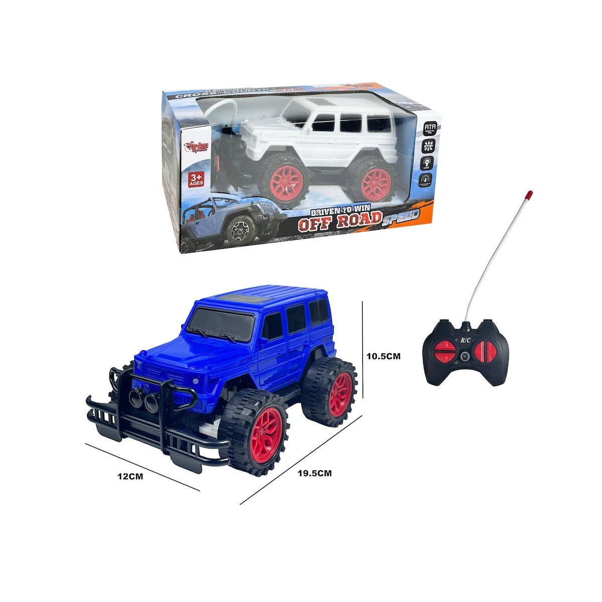 XF-789-905A-Vardem Uzaktan Kumandalı Işıklı Jeep Cross-Country 1:20