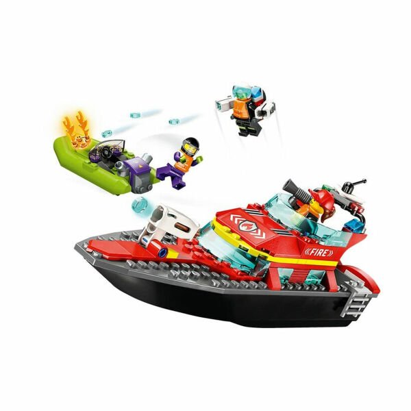 60373 Lego City - İtfaiye Kurtarma Teknesi 144 parça +5 yaş