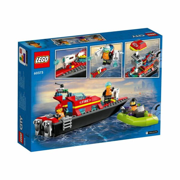 60373 Lego City - İtfaiye Kurtarma Teknesi 144 parça +5 yaş
