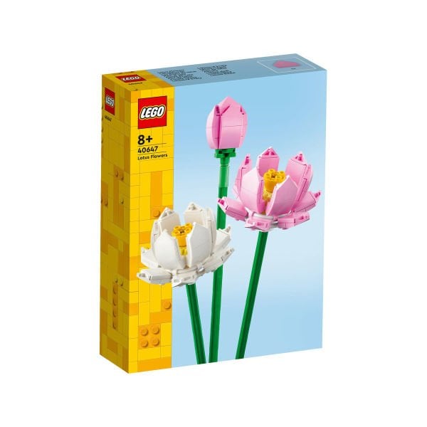 40647 LEGO® Botanicals Lotus Çiçekleri 220 parça +8 yaş
