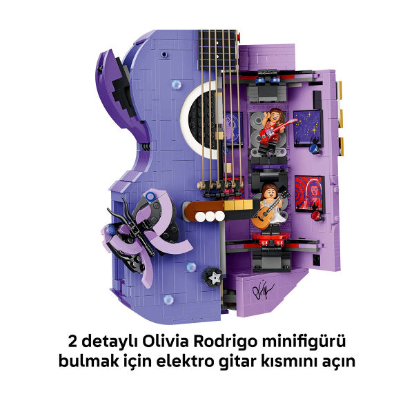 43031 Lego Editions Olivia Rodrigonun İki Renkli Gitarı 1228 parça +14 yaş