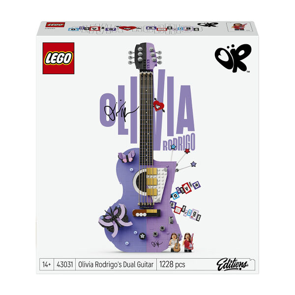 43031 Lego Editions Olivia Rodrigonun İki Renkli Gitarı 1228 parça +14 yaş