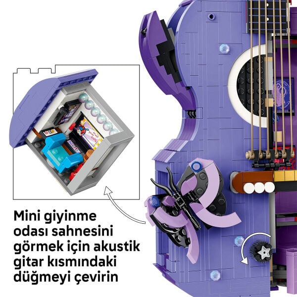 43031 Lego Editions Olivia Rodrigonun İki Renkli Gitarı 1228 parça +14 yaş
