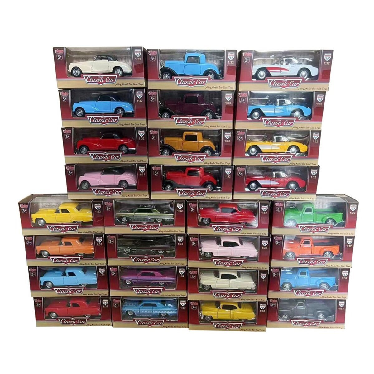 WK-616-3-4-6-10-14-16-17 KUT CB 1 32 KLASİK ARABA