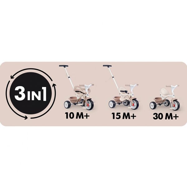 7600740418 Be Move Comfort Tricycle Beige