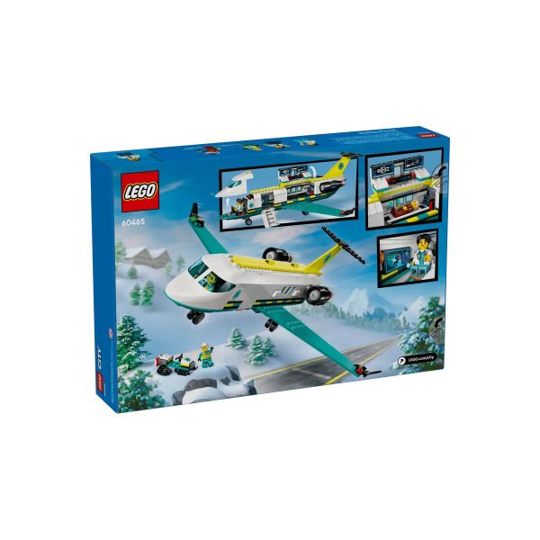 60465 Lego City Helikopter Ambulans Uçağı 403 parça +6 yaş