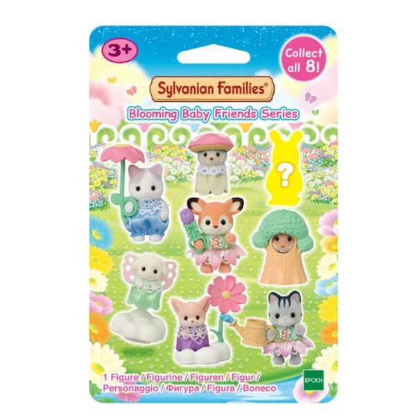 5823 Sylvanian Families Bebek Minifigür Çiçek Serisi Tekli Sürpriz Figür +4 yaş