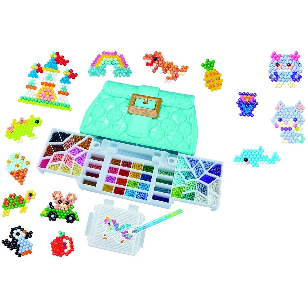 35114 AquaBeads Tasarımcı Çantası 1400 parça +4 yaş