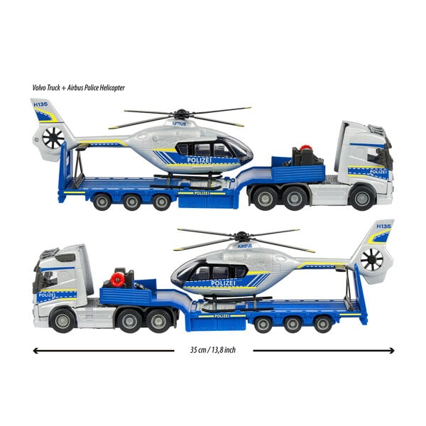 8503716004038 Volvo Truck + Airbus Police Helicopter