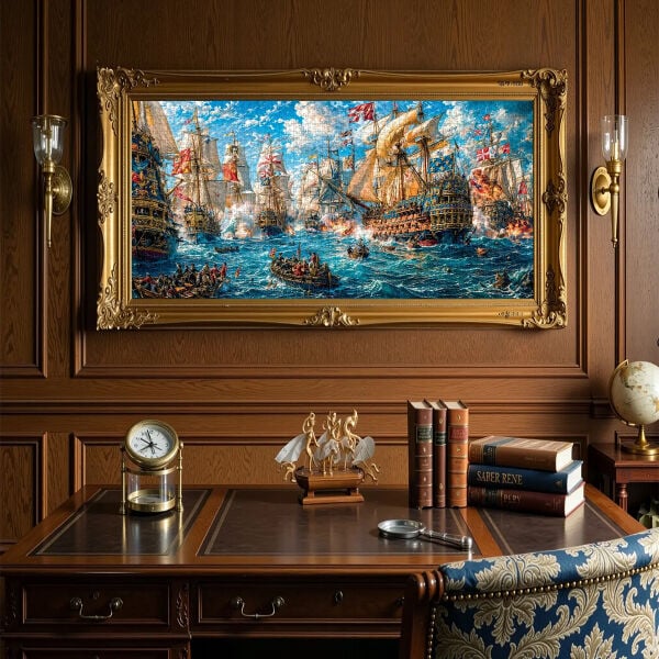 17005 PUZZLE 1500 BATTLE OF THE HİGH SEAS