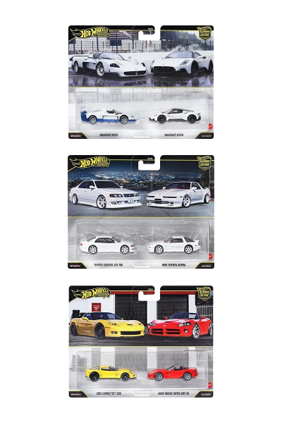 HBL96 Hot Wheels 2'li Premium Araba Seti /