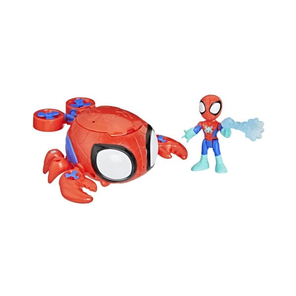 G1464 Spidey Waterwebs - Spider Crab Figür ve Araç Oyun Seti +3 yaş