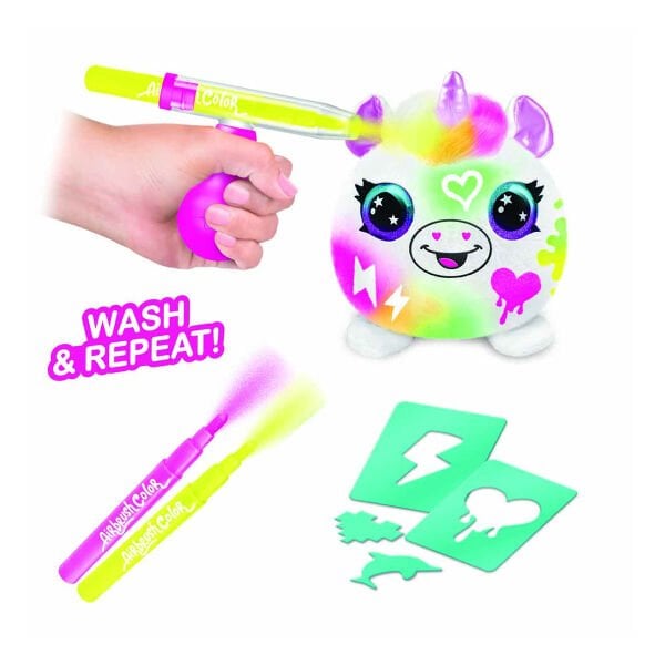 45521 SUN-CNL-HOBİ SET AIRBRUSH PLUSH MYSTERY MINI PLUSH NEON SERIES 2