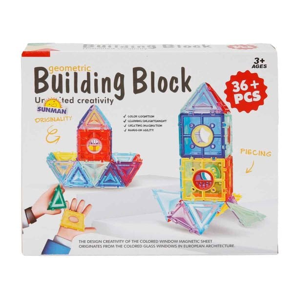 4842 SUN-YFN-MANYETİK GEOMETRİK BLOKLU ŞEKİLLER 36 PRÇ