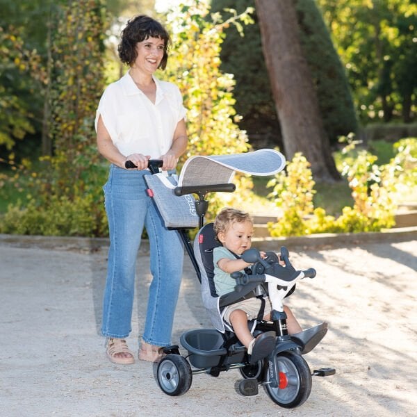 7600741503 Baby Driver Tricycle 3 Tekerlekli 3'ü 1 arada Gri Bisiklet +10 ay