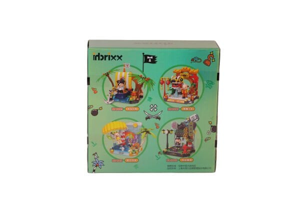 P881005 PANLOS TEDDY AYI KOLEKSİYONU KORSAN 190 PARÇA BLOCK OYUNCAK